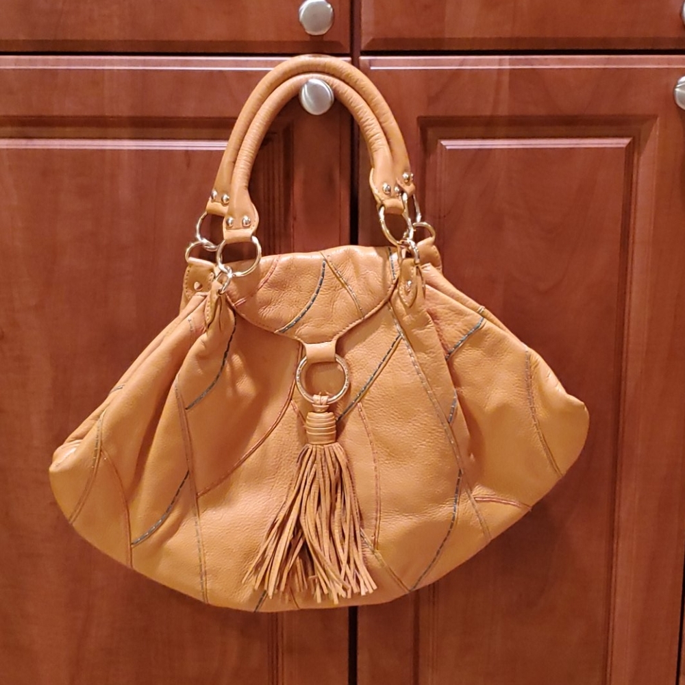 Sabrina Scala large Chic Yellow Purse
